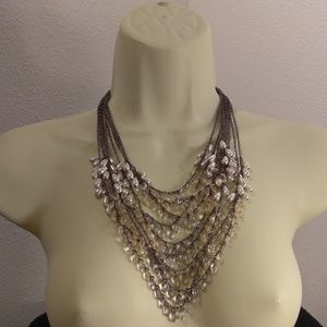 Pearl and Silver Necklace